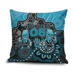 Custom Power Football Pillow Cover Aboriginal Dot Art Pattern