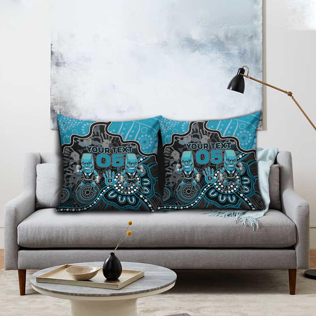 Custom Power Football Pillow Cover Aboriginal Dot Art Pattern