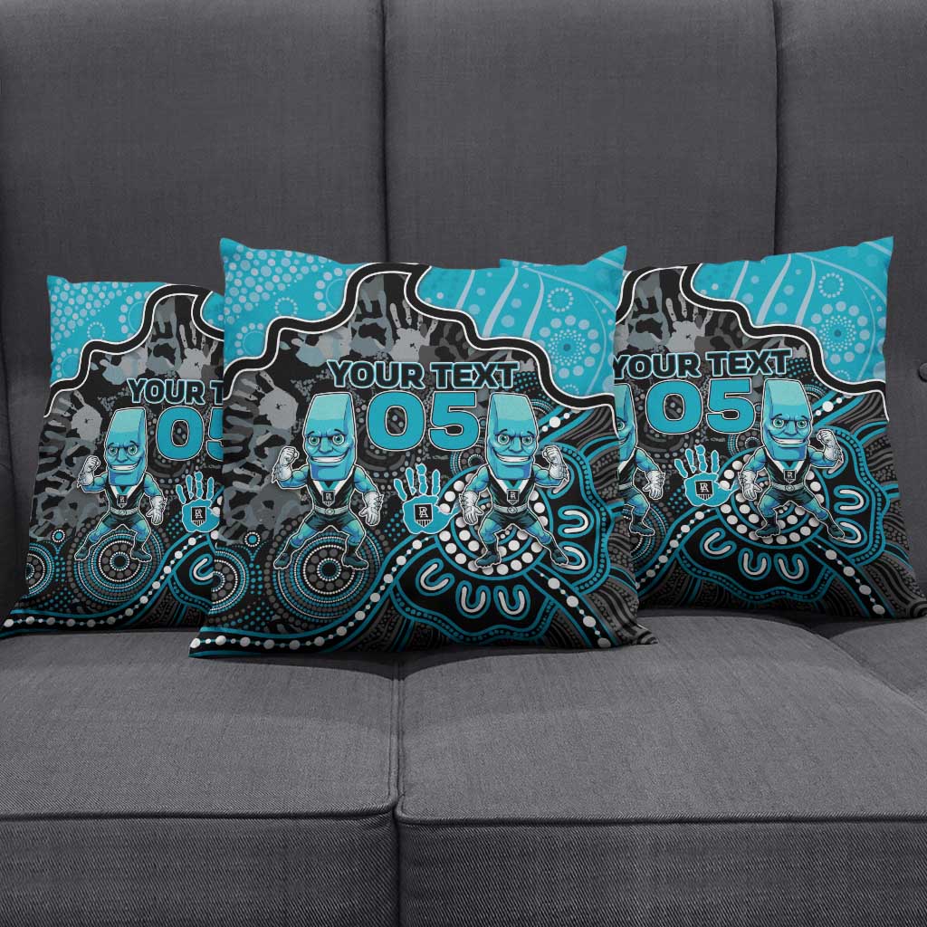 Custom Power Football Pillow Cover Aboriginal Dot Art Pattern