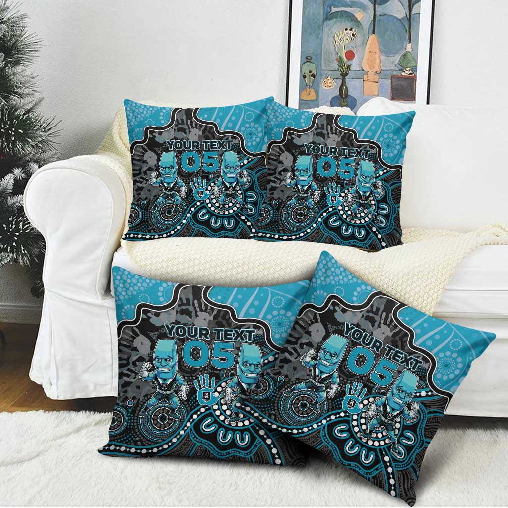 Custom Power Football Pillow Cover Aboriginal Dot Art Pattern