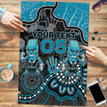 Custom Power Football Puzzle Aboriginal Dot Art Pattern