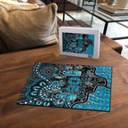 Custom Power Football Puzzle Aboriginal Dot Art Pattern