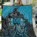 Custom Power Football Quilt Aboriginal Dot Art Pattern