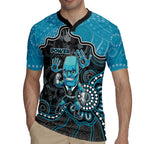 Custom Power Football Rugby Jersey Aboriginal Dot Art Pattern