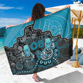 Custom Power Football Sarong Aboriginal Dot Art Pattern