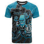 Custom Power Football T Shirt Aboriginal Dot Art Pattern