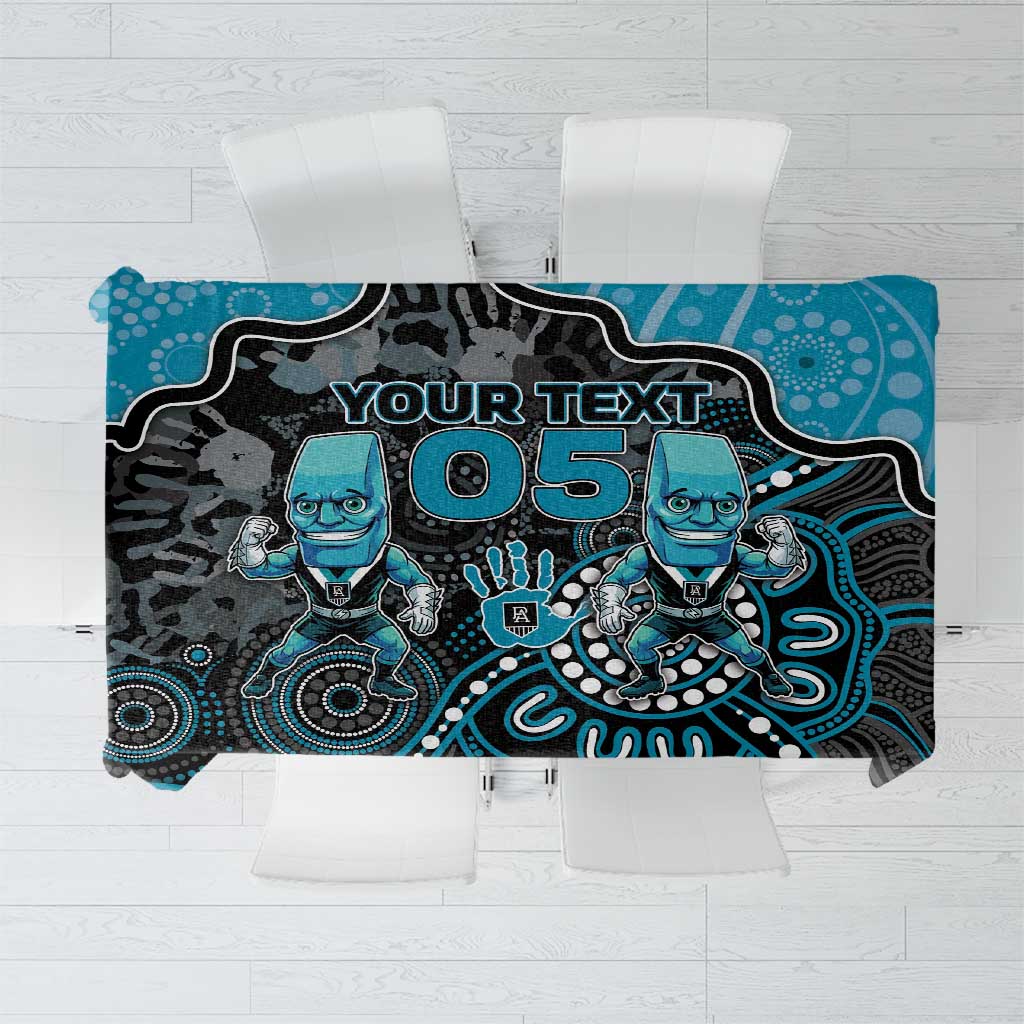 Custom Power Football Tablecloth Aboriginal Dot Art Pattern