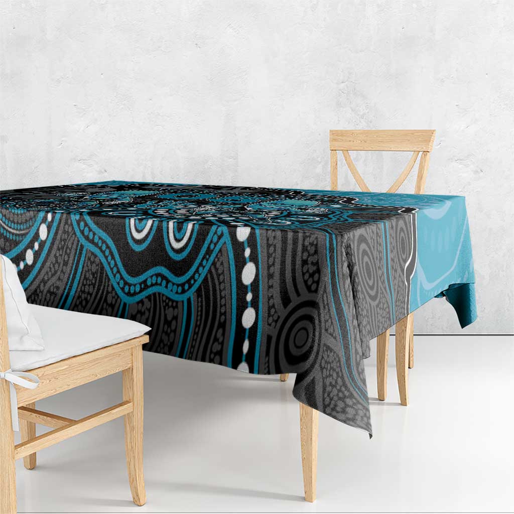 Custom Power Football Tablecloth Aboriginal Dot Art Pattern