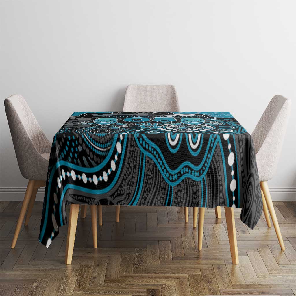 Custom Power Football Tablecloth Aboriginal Dot Art Pattern