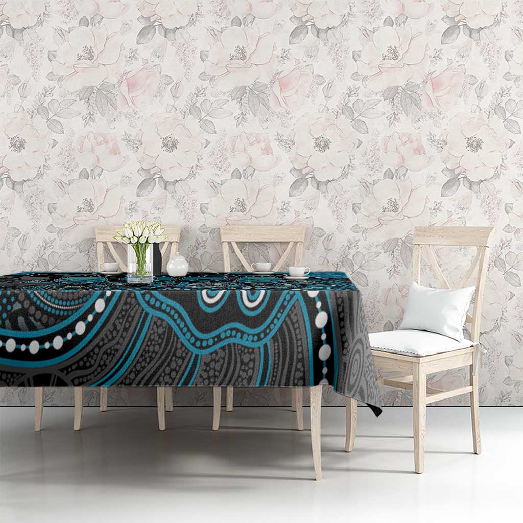 Custom Power Football Tablecloth Aboriginal Dot Art Pattern