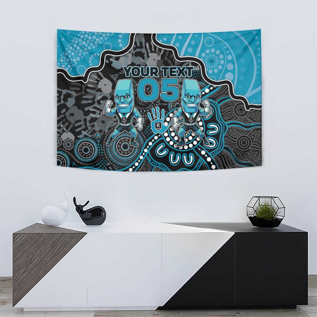 Custom Power Football Tapestry Aboriginal Dot Art Pattern