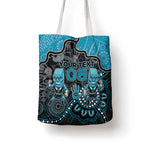Custom Power Football Tote Bag Aboriginal Dot Art Pattern