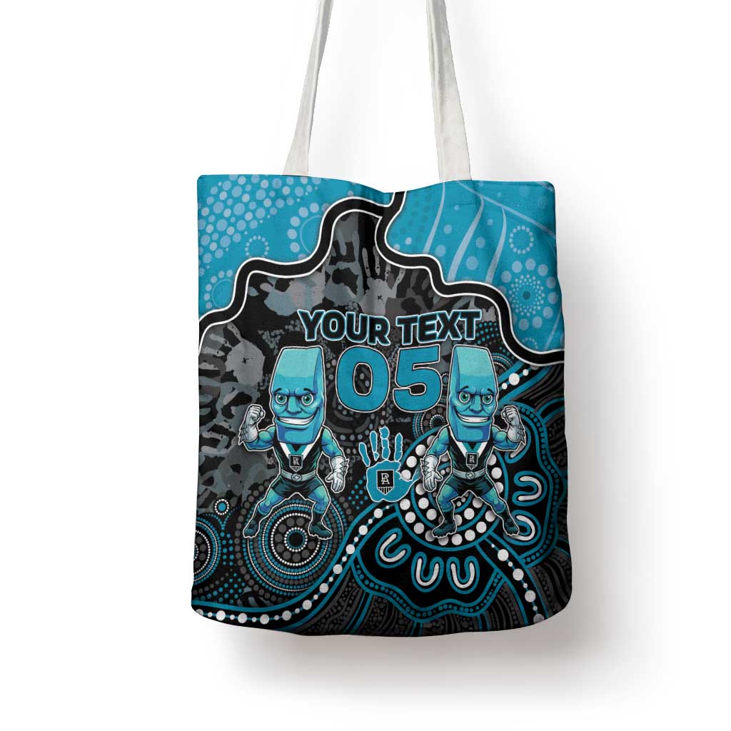 Custom Power Football Tote Bag Aboriginal Dot Art Pattern