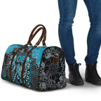 Custom Power Football Travel Bag Aboriginal Dot Art Pattern