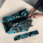 Custom Power Football Umbrella Aboriginal Dot Art Pattern