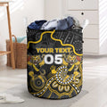 Custom Richmond Football Laundry Basket Aboriginal Dot Art Pattern