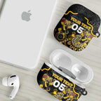 Custom Richmond Football AirPods Case Aboriginal Dot Art Pattern
