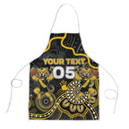 Custom Richmond Football Apron Aboriginal Dot Art Pattern