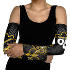 Custom Richmond Football Arm Sleeves Aboriginal Dot Art Pattern