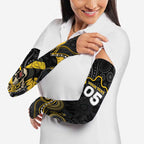 Custom Richmond Football Arm Sleeves Aboriginal Dot Art Pattern