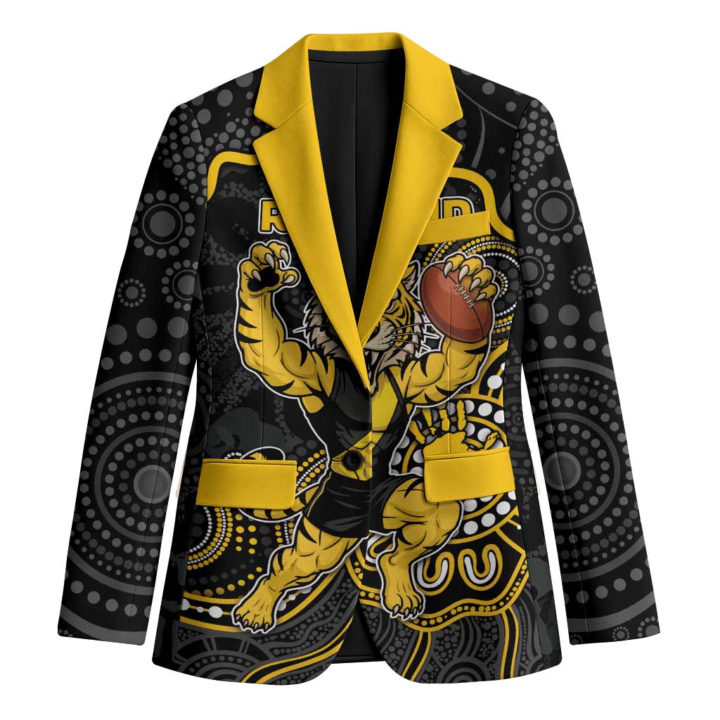 Custom Richmond Football Blazer Aboriginal Dot Art Pattern