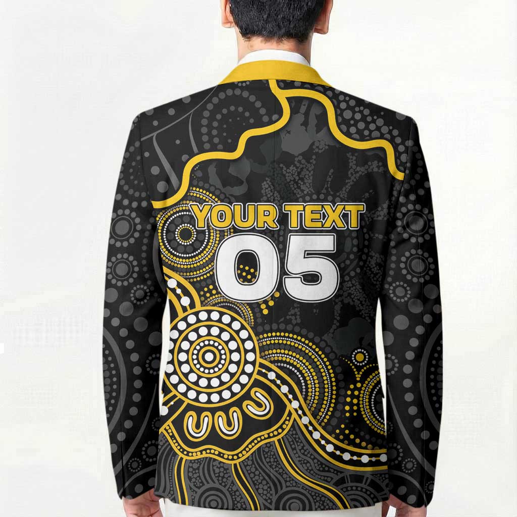 Custom Richmond Football Blazer Aboriginal Dot Art Pattern
