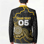 Custom Richmond Football Blazer Aboriginal Dot Art Pattern