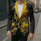 Custom Richmond Football Blazer Aboriginal Dot Art Pattern