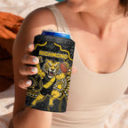 Custom Richmond Football 4 in 1 Can Cooler Tumbler Aboriginal Dot Art Pattern