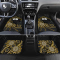 Custom Richmond Football Car Mats Aboriginal Dot Art Pattern