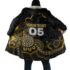 Custom Richmond Football Cloak Aboriginal Dot Art Pattern