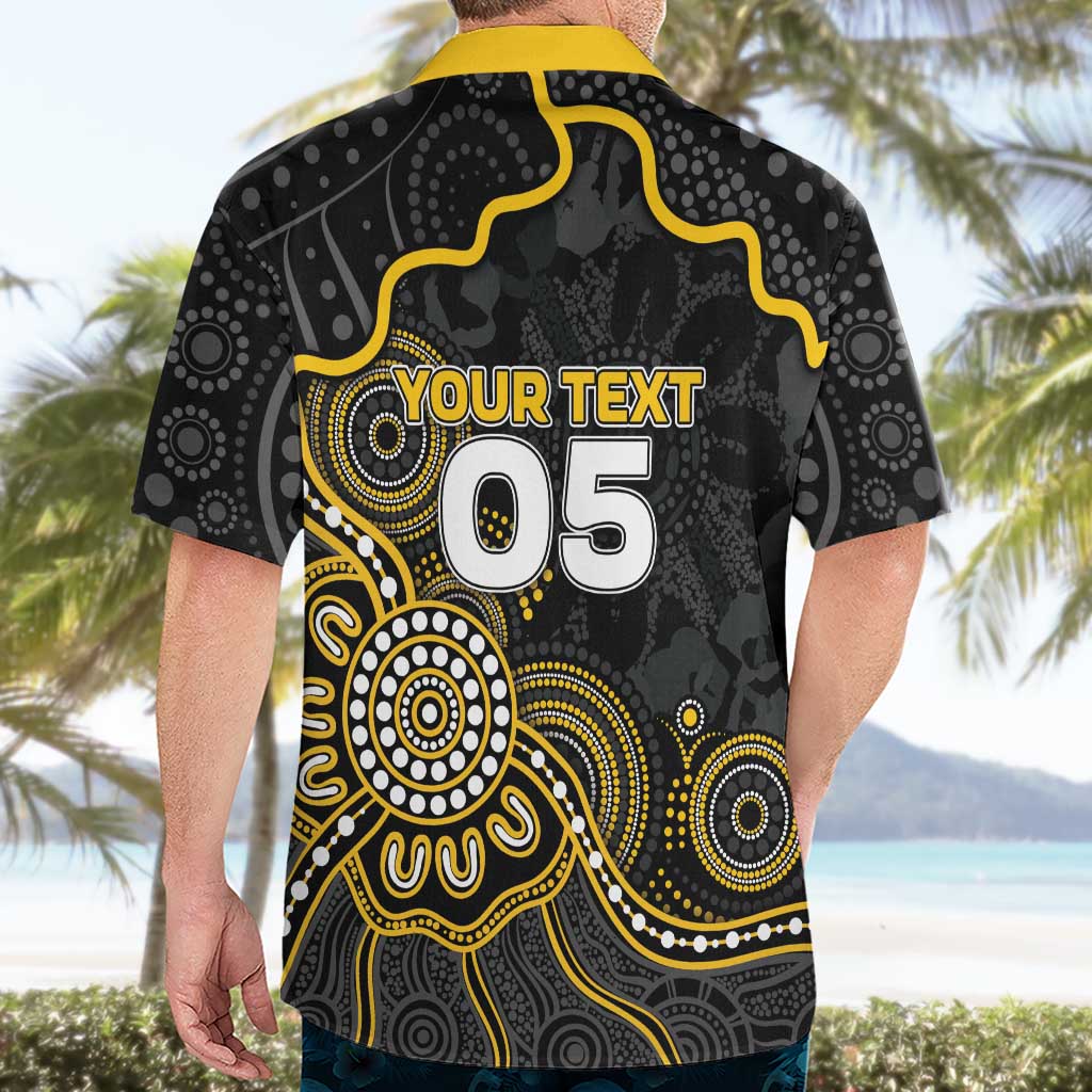 Custom Richmond Football Hawaiian Shirt Aboriginal Dot Art Pattern