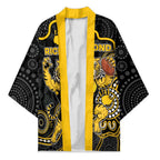 Custom Richmond Football Kimono Aboriginal Dot Art Pattern