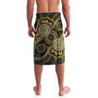 Custom Richmond Football Lavalava Aboriginal Dot Art Pattern