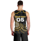 Custom Richmond Football Men Tank Top Aboriginal Dot Art Pattern