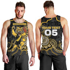 Custom Richmond Football Men Tank Top Aboriginal Dot Art Pattern
