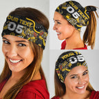 Custom Richmond Football Neck Gaiter Aboriginal Dot Art Pattern