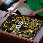 Custom Richmond Football Puzzle Aboriginal Dot Art Pattern