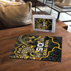 Custom Richmond Football Puzzle Aboriginal Dot Art Pattern