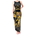 Custom Richmond Football Tank Maxi Dress Aboriginal Dot Art Pattern