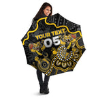 Custom Richmond Football Umbrella Aboriginal Dot Art Pattern