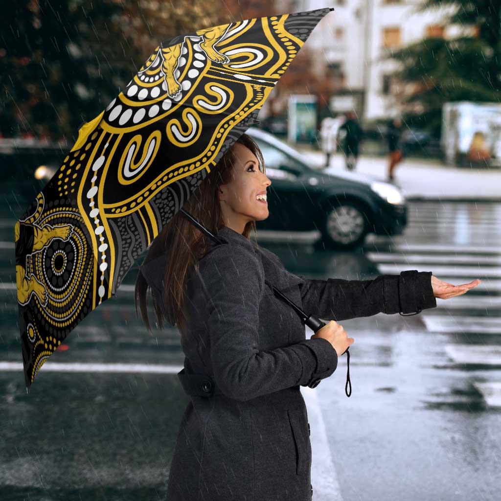 Custom Richmond Football Umbrella Aboriginal Dot Art Pattern