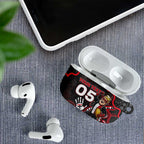 Custom Saints Football AirPods Case Aboriginal Dot Art Pattern