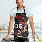 Custom Saints Football Apron Aboriginal Dot Art Pattern