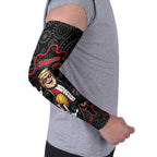 Custom Saints Football Arm Sleeves Aboriginal Dot Art Pattern