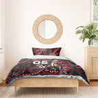 Custom Saints Football Bedding Set Aboriginal Dot Art Pattern