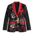 Custom Saints Football Blazer Aboriginal Dot Art Pattern