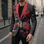 Custom Saints Football Blazer Aboriginal Dot Art Pattern