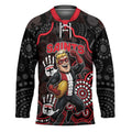 Custom Saints Football Hockey Jersey Aboriginal Dot Art Pattern