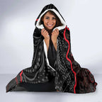 Custom Saints Football Hooded Blanket Aboriginal Dot Art Pattern